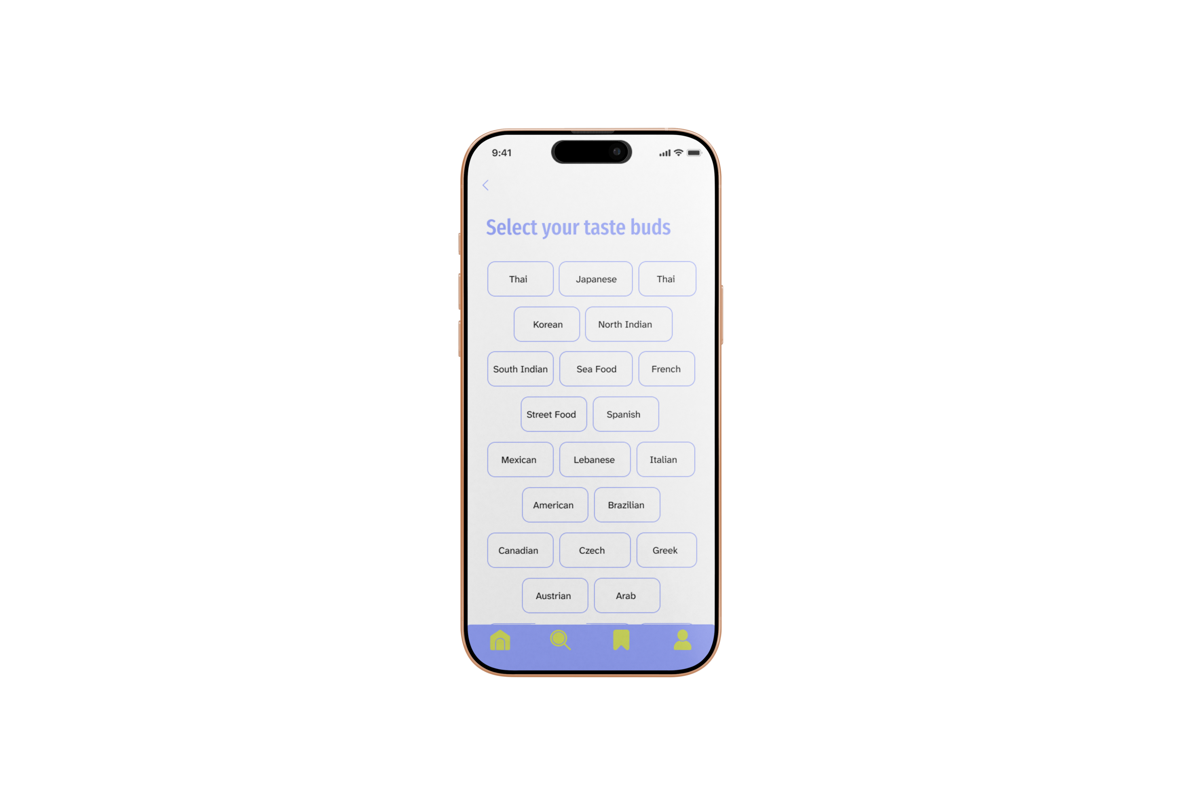 Tripease information flow screen