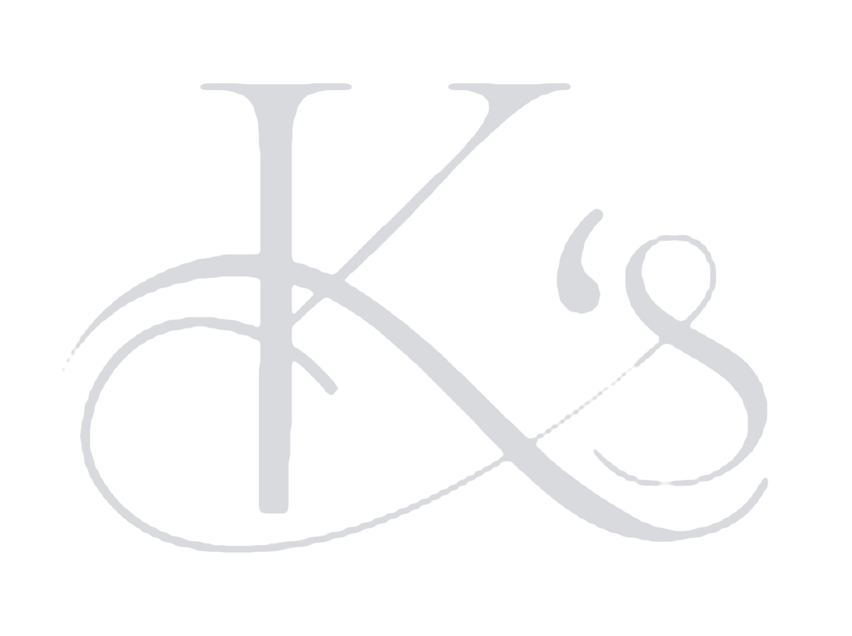 K's Platinum monogram